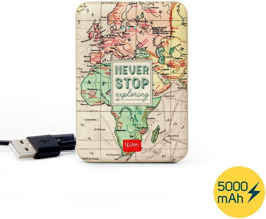 Legami Milano My Super Power 5000mAh με 2 Θύρες USB-A Travel