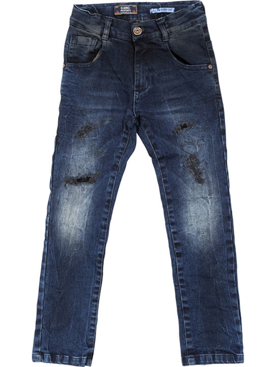 Gang Blugi Pentru Copii Pantaloni Albastru