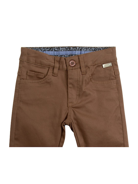 Funky Boys Fabric Trouser Brown