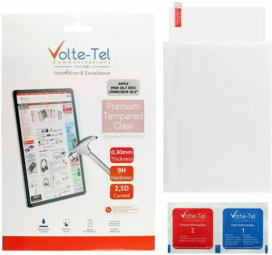 Volte-Tel 2.5D 0.3mm Full Glue Tempered Glass (iPad 2019/2020/2021 10.2") 8275029