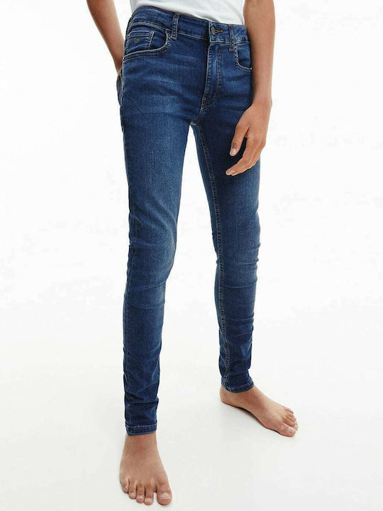 Calvin Klein Παιδικό Τζιν Παντελόνι Μπλε