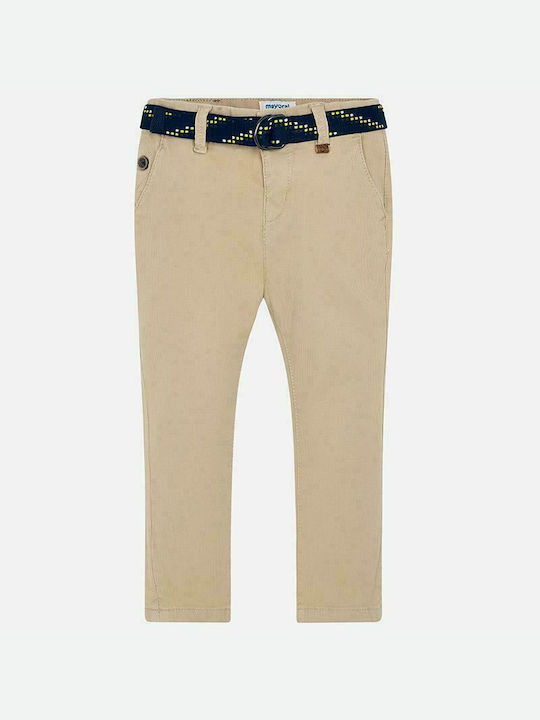 Mayoral Kids Trousers Beige