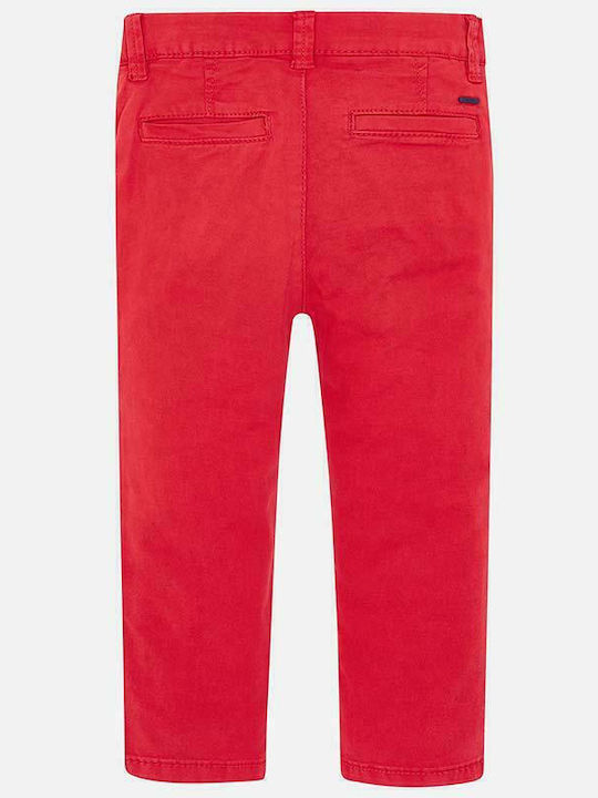 Mayoral Kids' Jeans Trousers Red