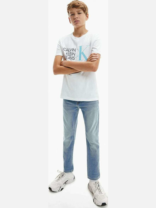 Calvin Klein Essential Παιδικό Τζιν Παντελόνι Γαλάζιο