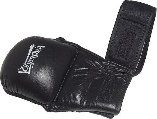 Olympus Sport Sparring Leder MMA-Handschuhe Leder Schwarz