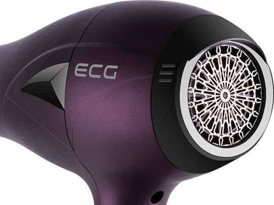 ECG Pro Ionic Επαγγελματικό Πιστολάκι Μαλλιών με Φυσούνα 2100W Purple