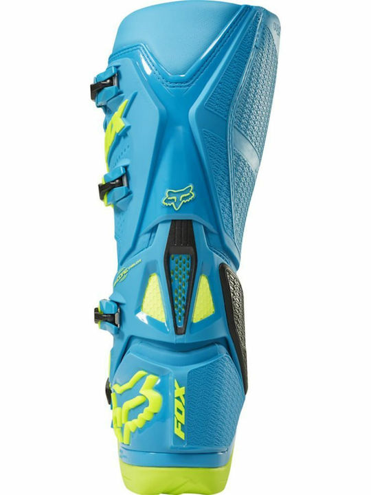 Fox Instinct Limited Edition Cizme Motocross Bărbați Teal Moth