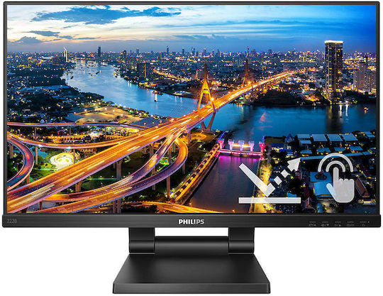 Philips 222B1TC IPS Monitor 21.5" FHD 1920x1080 με Χρόνο Απόκρισης 4ms GTG