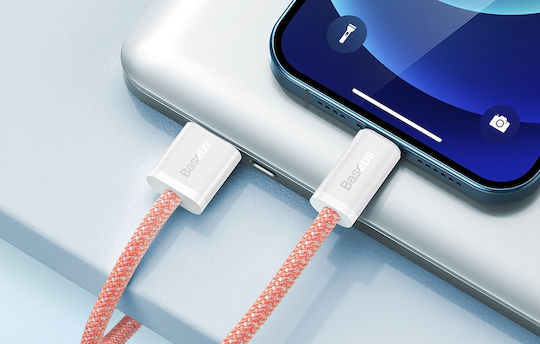 Baseus Dynamic Braided USB-A to Lightning Cable Orange 2m (CALD000507)