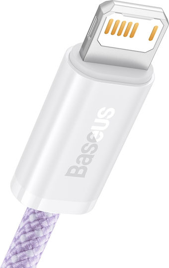 Baseus Dynamic Braided USB-A la Cablu Lightning Violet 1m (CALD000405)