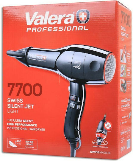 Valera Silent Jet 7700 Light Ionic Професионален Сешоар Turbo с Дифузер 2000W
