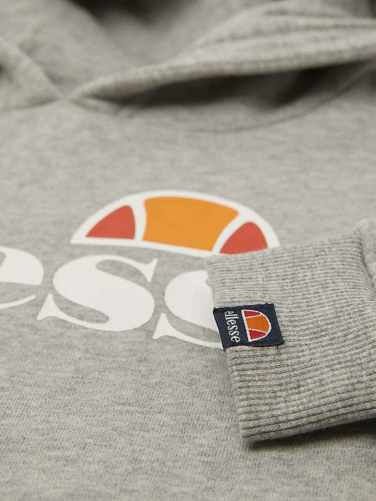 Fleece Kids Sweatshirt with Hood and Pockets Gray Jero Oh