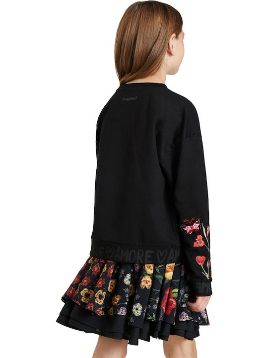 Kinder-Sweatshirt Schwarz Alicia