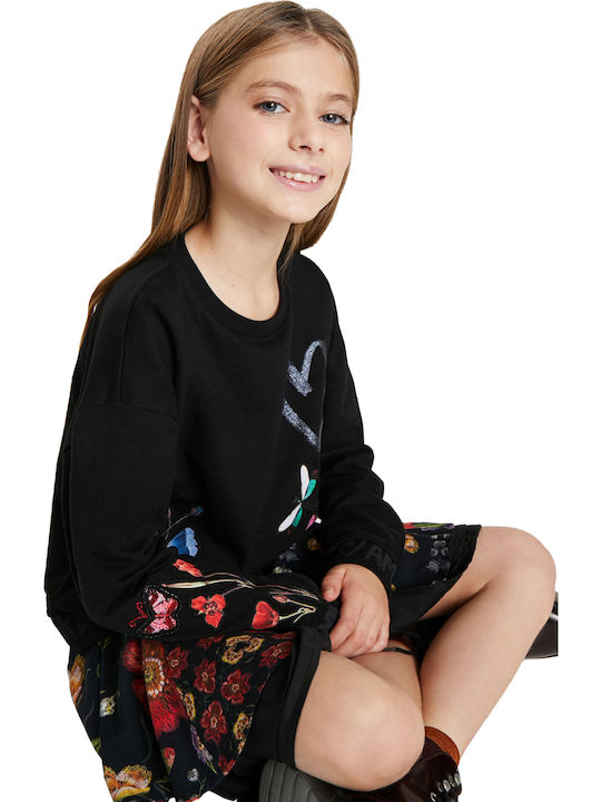 Kinder-Sweatshirt Schwarz Alicia