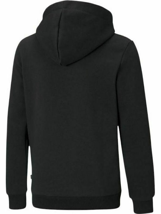 Kids Sweatshirt with Hood and Pockets Black Essentials 2