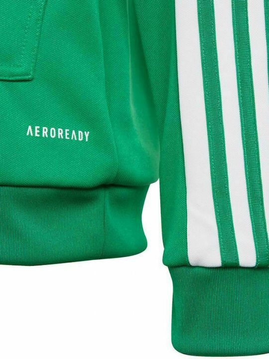 Kids Sweatshirt with Hood and Pockets Green Squadra 21