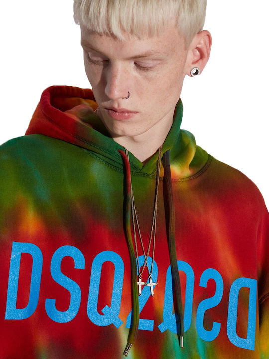 Sweatshirt with Hood Multicolour