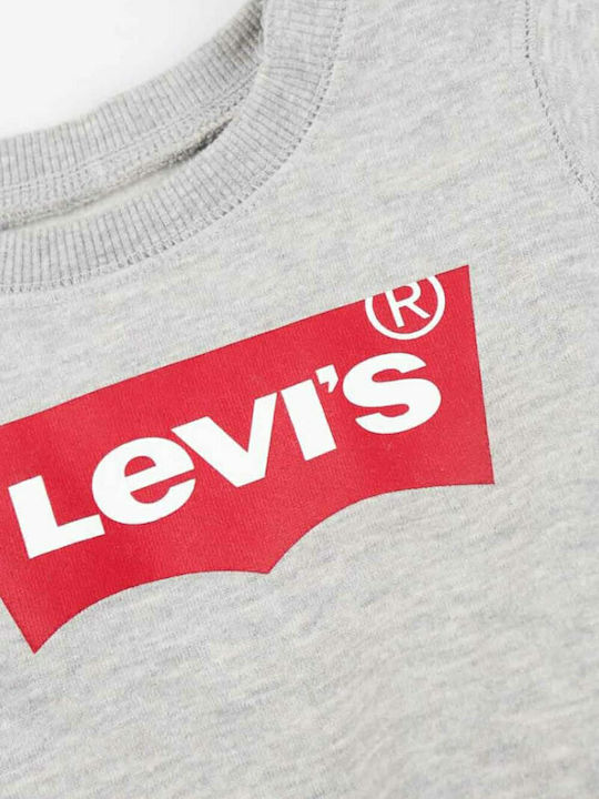 Kinder-Sweatshirt Gray Batwing Crew