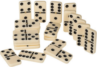 Brettspiel Domino Μεταλλικό Κουτί 8+ Jahre Out of the Blue