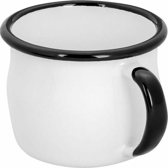 Alpinus Tasse Emaille Weiß 280ml 1Stück