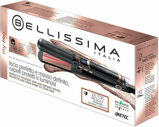 Bellissima Creativity Infrared B8 200 11725 Hair Straightener with Ceramic Plates 49W