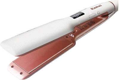 Kemei KM-1037 310377 Hair Straightener with Ceramic Plates 30W