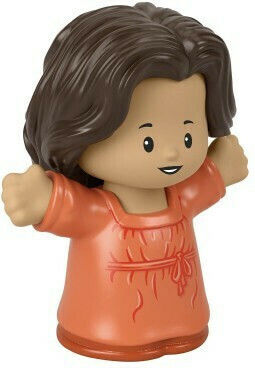 Fisher Price Baby Toy Little People Figure Brown-Haired Girl for 12++ Months