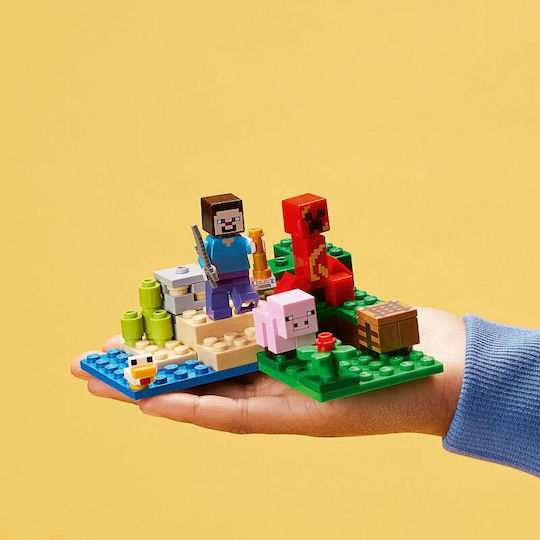 LEGO Minecraft The Creeper Ambush pentru 7+ Ani