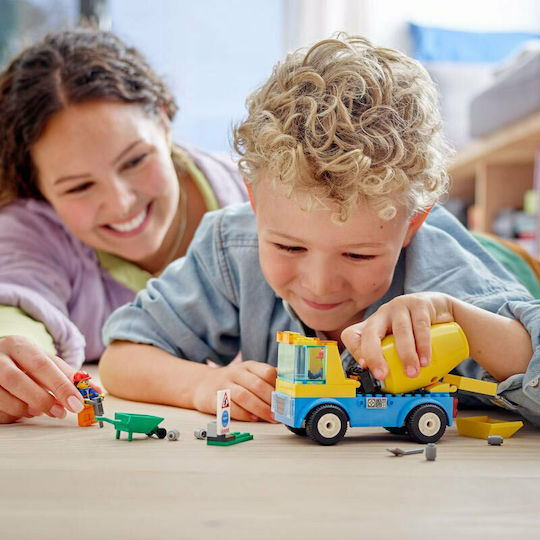 LEGO -Stadt Cement Mixer Truck für 4+ Jahre Jahre