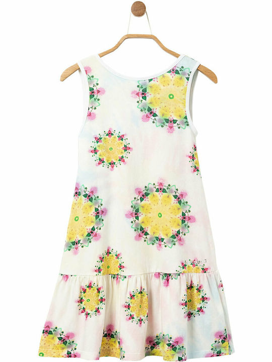 Ubad Children's Dress Sleeveless White