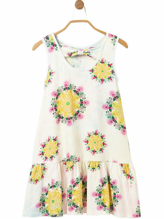 Ubad Children's Dress Sleeveless White