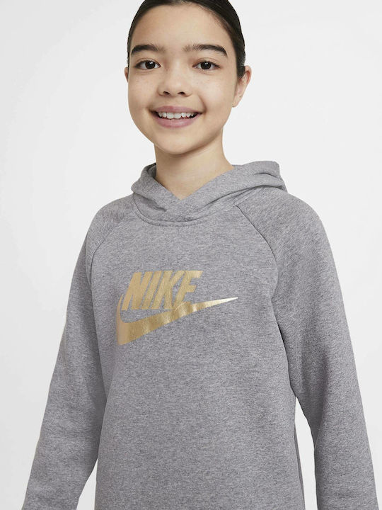 Sportswear Kinderkleid Mädchenkleider Langärmelig Gray