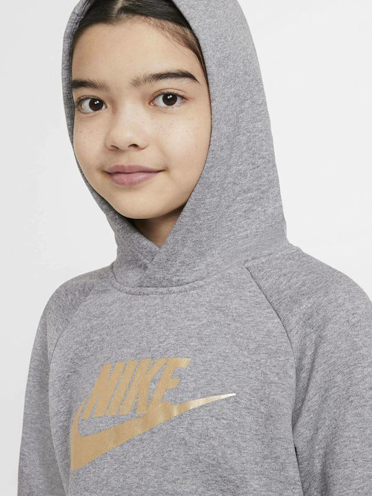 Sportswear Kinderkleid Mädchenkleider Langärmelig Gray