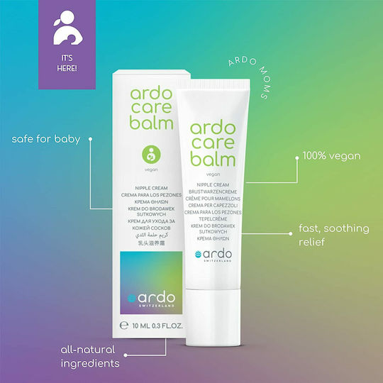 Ardo Care Balm Vegan Κρέμα Θηλών 10ml