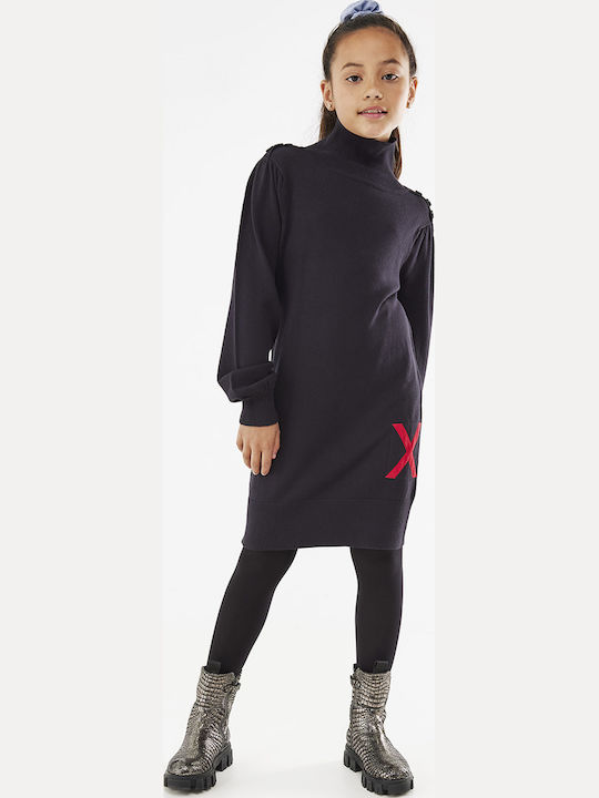 Children's Dress Long Sleeve Black
