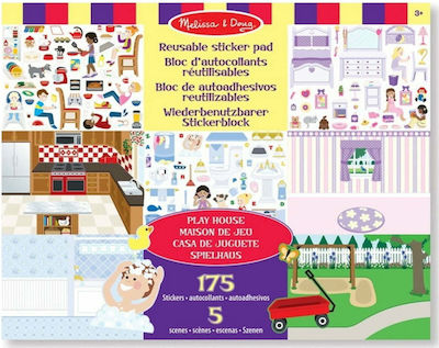 Melissa & Doug Aυτοκόλλητα Reusable Sticker Pad Play House! για Παιδιά 3+ Ετών