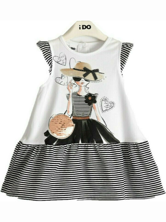 Girls Dress Sleeveless White