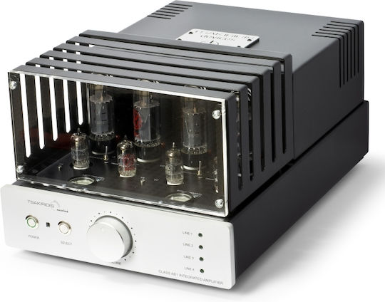 Tsakiridis Devices Aeolos Plus Λαμπάτος Ολοκληρωμένος Ενισχυτής Hi-Fi Stereo 45W/8Ω Ασημί
