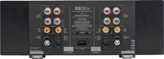 Musical Fidelity M8S-500S Τελικός Ενισχυτής Hi-Fi Stereo 500W/8Ω Ασημί