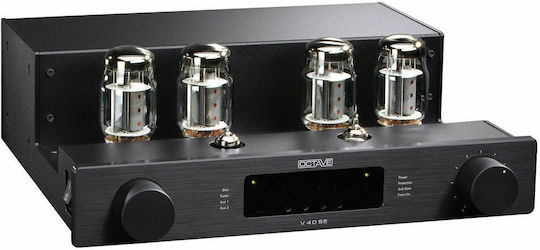 Octave V40 SE Λαμπάτος Ολοκληρωμένος Ενισχυτής Hi-Fi Stereo 40W/4Ω Μαύρος