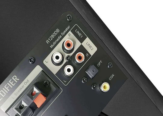Edifier R1280DB Αυτοενισχυόμενα Ηχεία με Bluetooth 42W (Ζεύγος) Μαύρα