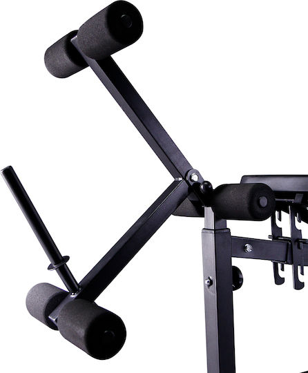 X-FIT Ρυθμιζόμενος Πάγκος Γυμναστικής με Ορθοστάτες