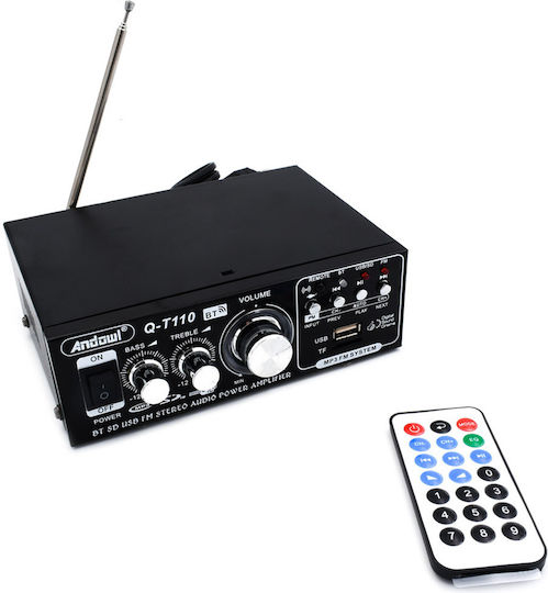 Andowl Q-T110 Усилвател на мощност Hi-Fi усилвател Stereo 075612 Черен