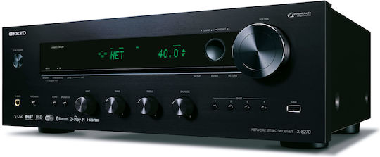 Onkyo TX-8270 Integrated Hi-Fi Amplifier Stereo 105W/4Ω 60W/8Ω Black
