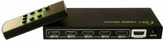 Techly IDATA HDMI-4K51 HDMI Switch IDATA HDMI-4K51