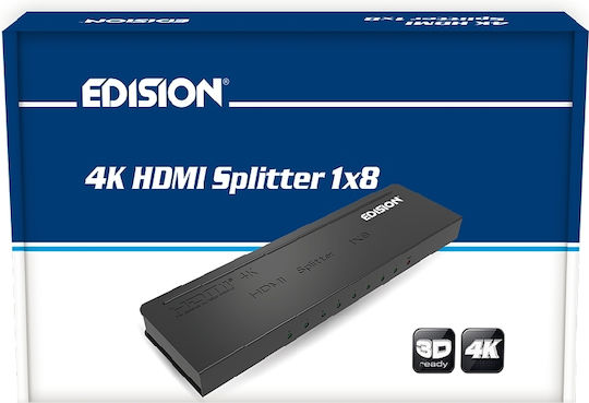 Edision 4K 1x8 HDMI Splitter 07-07-0103