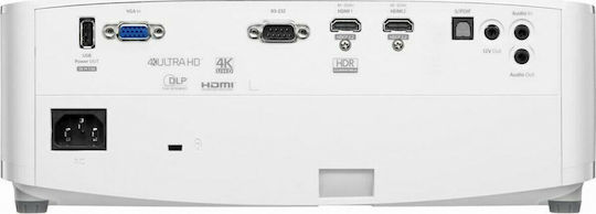 Optoma UHD35 3D Projector DLP (DMD) 4K Ultra HD Standard Lamp with Built-in Speakers White