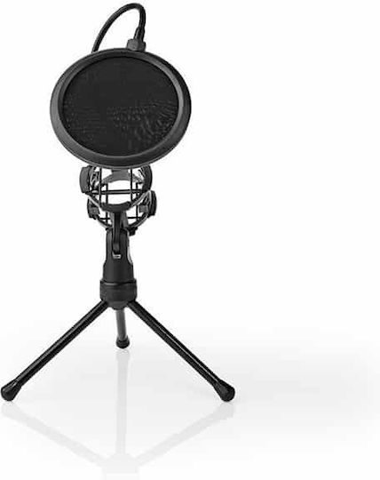 Nedis Microphone Table Tripod Pop Filter Stand Mikrofon mit Pop-Filter