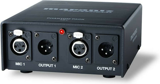 Art Sound Phantom II Pro Τροφοδοτικό Μικροφώνου Phantom Power δύο καναλιών