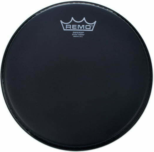 Remo Emperor Black Suede Дърмо за Ударни инструменти 12"